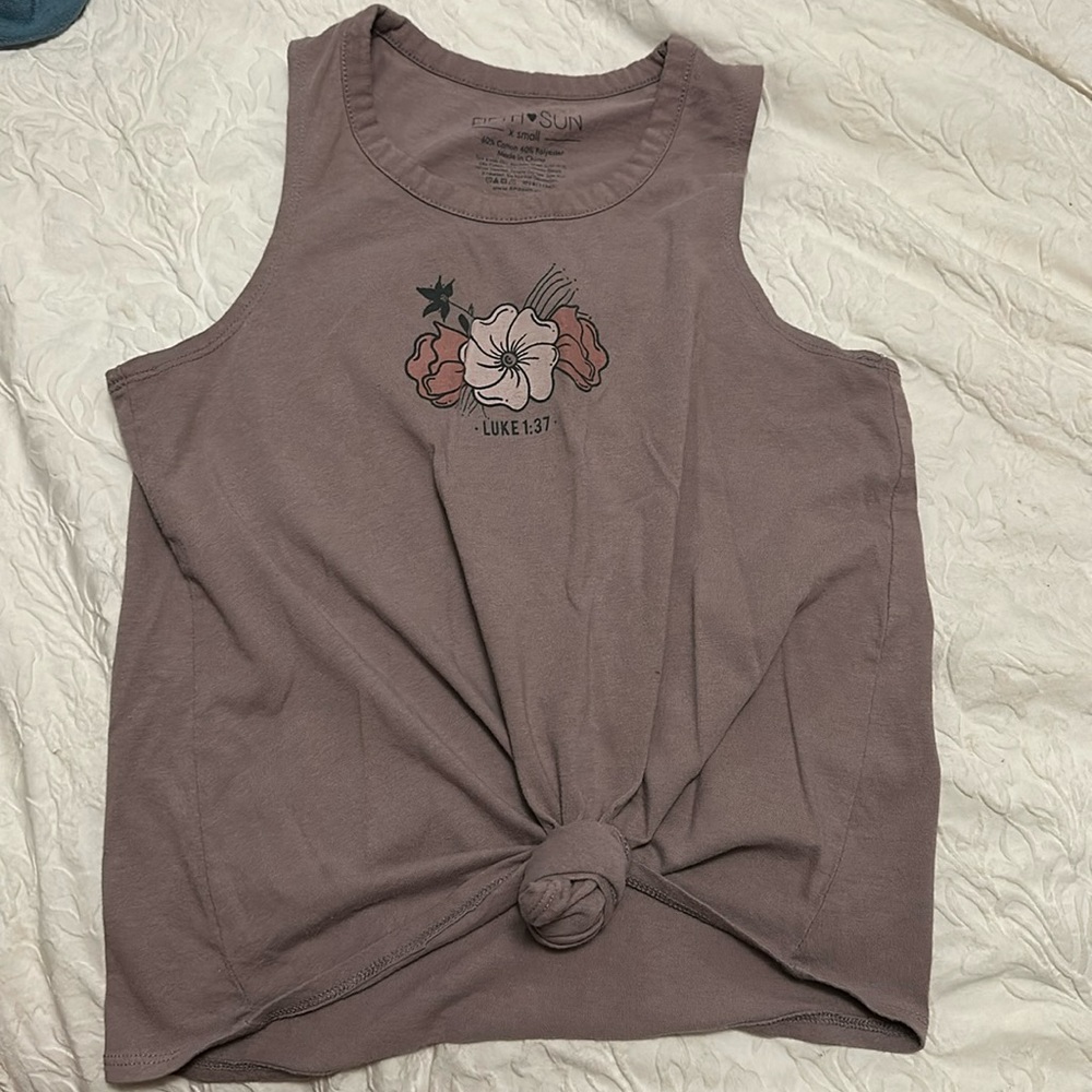 Women’s Tie Front Tank Top